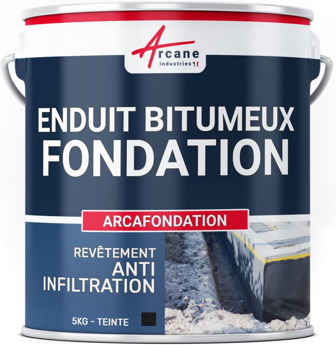 ENDUIT BITUMEUX D'IMPERMÉABILISATION EXTERIEUR - 20 KG