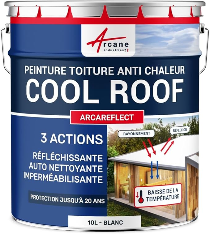 PEINTURE DE TOIT - ARCAREFLECT COOL ROOF - 10 L