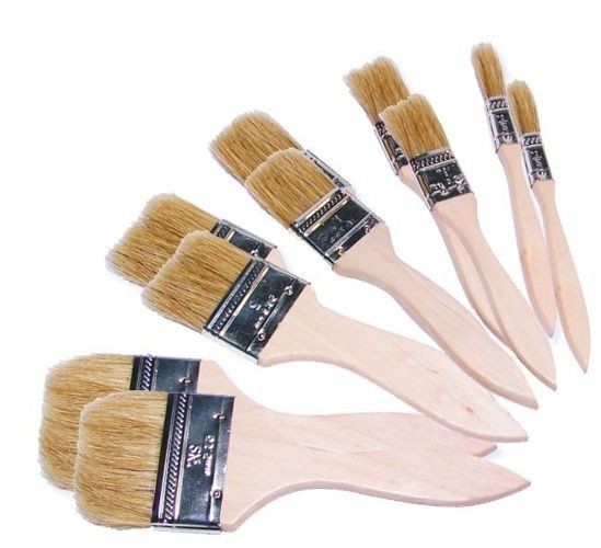 JEU DE BROSSES PLATES  X 10 PCS